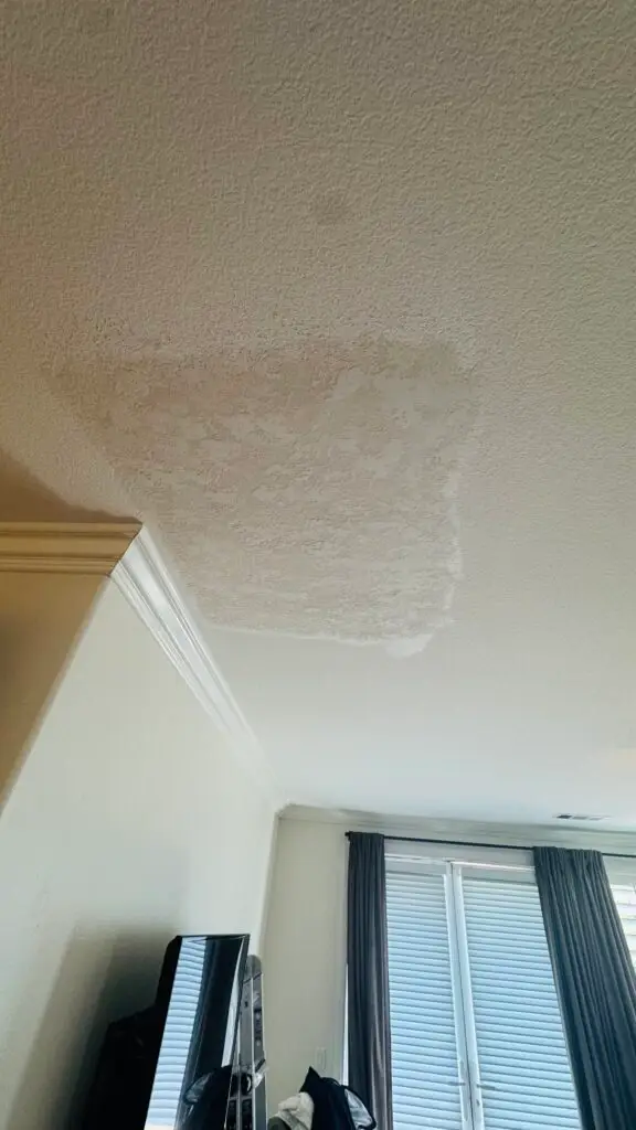 Ceiling Drywall Repair Due to AC Leak in Santa Clarita