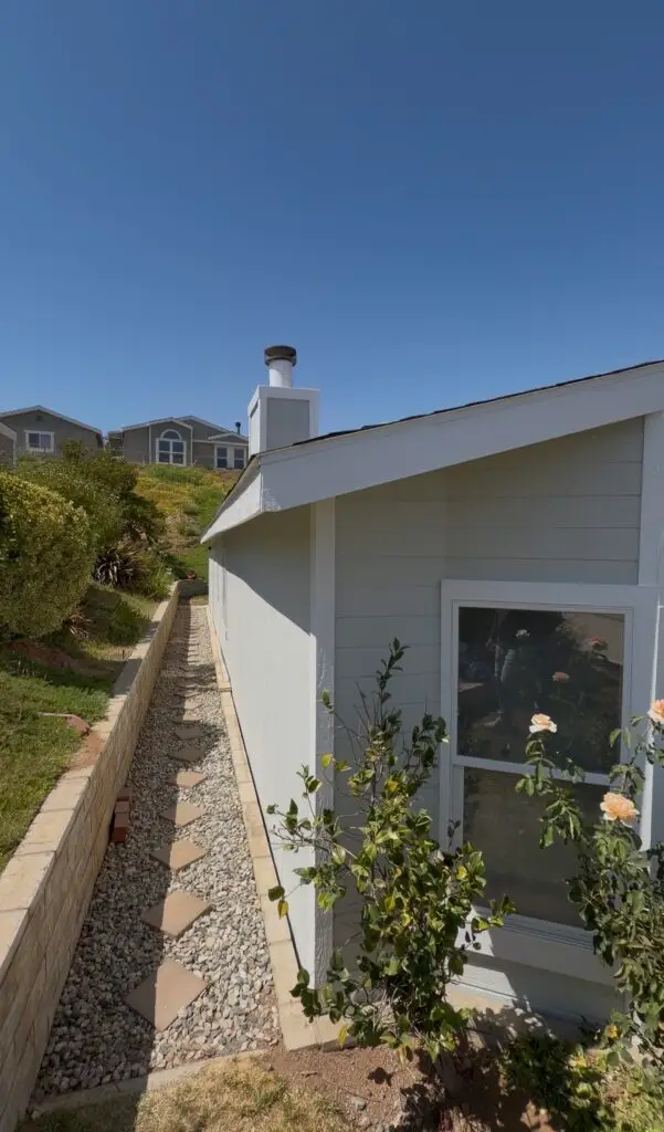 Exterior House Painting and Dry Rot Repair in Acton — pressure wash home